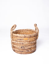 Banana Tappered Basket Waterhyacinth Braided