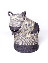 Seagrass Raffia Basket Round