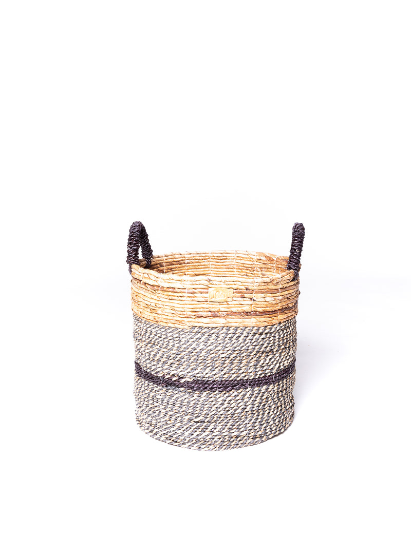 Banana Seagrass Round Basket